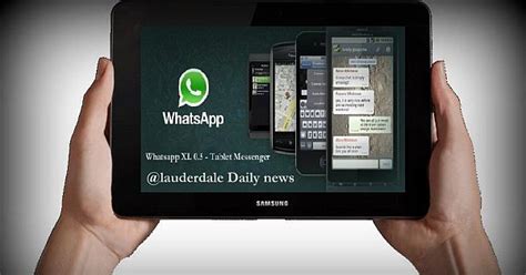 latest version xl  whatsapp messenger app   tablet