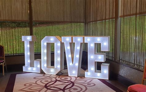 ft marquee letters love light  letters wedding decor etsy uk