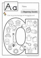 Beginning Sounds Color Preschool Kindergarten Letter Lowercase Version Vowels Activities Long Coloring Pages Homework Worksheets Teacherspayteachers Alphabet Letters Teaching Learning sketch template