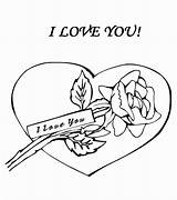 Coloring Pages Mom Library Clipart Rose Card sketch template