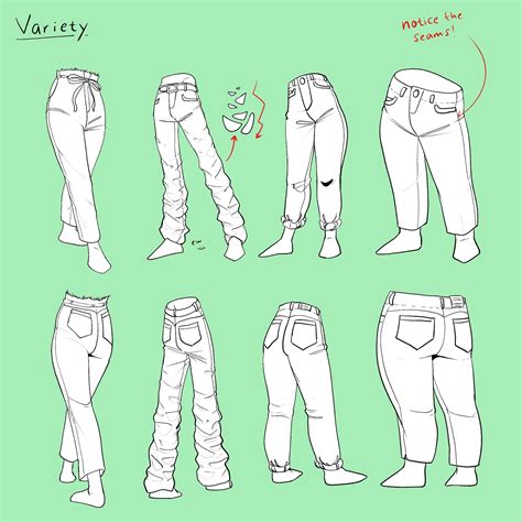 Chrompoised Commissions Open On Twitter How I Draw Jeans