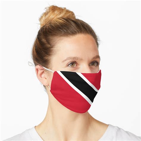 trinidad  tobago flag face mask mask  sale  carterandco redbubble