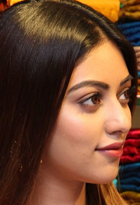 Indian Actress Anu Emmanuel Hot Face Closeup Nose Pin Photos