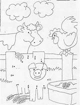 Farm Animals Dot Dots Animal Connect Game Pages Printable Coloring Preschool Games Color Print Colour Kids Worksheets Board Hellokids Comments sketch template