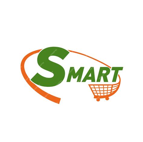 premium vector smart mart vector icon  mart typography logo