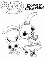 Bing Coco Charlie Kids Bunny Fun sketch template