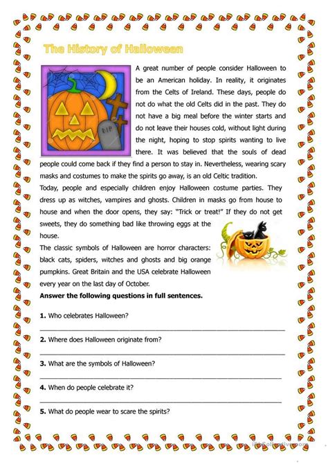 history  halloween worksheets  alphabetworksheetsfreecom