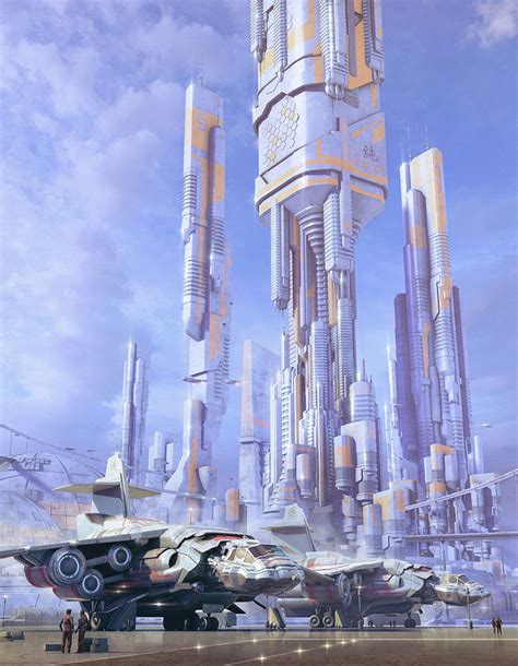 dsngs sci fi megaverse sci fi buildings  futuristic cities concept designs