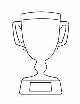 Trophy Coloring Outline Pages Clipart Colouring Bowl Drawing Dad Super Template Printable 1st Place Sheets Clip Cliparts Print Basketball Eps sketch template