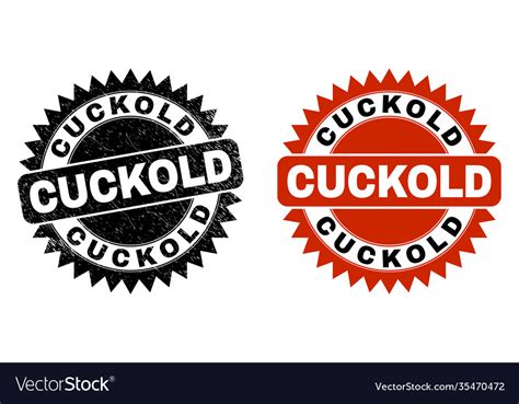 cuckold black rosette watermark  unclean vector image