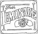 Lemonade Lemoniada Kolorowanki Dzieci Lemons Clipart Adayfordaisies Digis sketch template