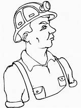 Miner Sheets Coal sketch template