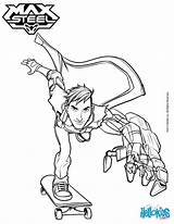 Coloring Pages Max Steel Robot Hellokids Cartoon sketch template