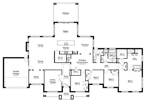 acreage home floor plans australia design  planning  houses house floor plans house