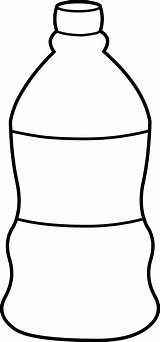 Bottle Water Clipart Clip Drawing Coloring Template Line Pitcher Bottles Blank Pages Cup Hot Baseball Measuring Drinks Clipartmag Wikiclipart Sketch sketch template