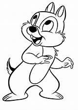 Coloring Pages Chipmunk Kids Clipart Disney Printable Sheets Chip Christmas Print Cartoon Color Drawing Dale Cute Drawings Malebøger Choose Board sketch template