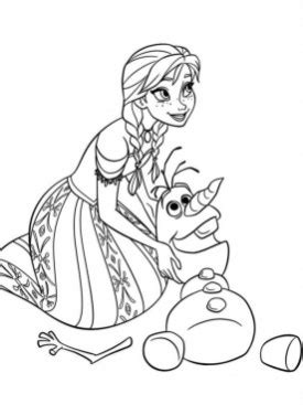 printable disney princess anna coloring pages