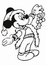 Mickey Mouse Christmas Coloring Printable Pages Print Game Kids Categories Coloringonly sketch template