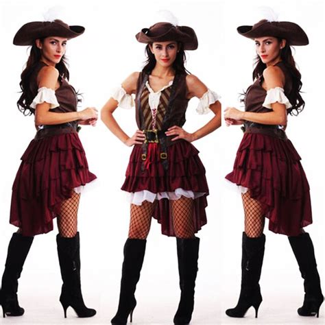 2018 new sexy women pirate costume halloween fancy party