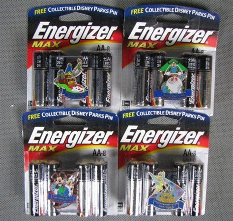 packs  energizer max aa batteries  disney pin