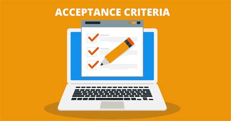 acceptance criteria       examples