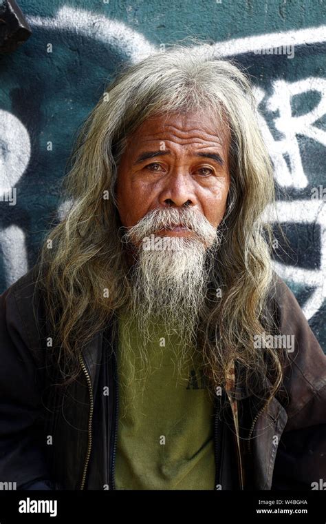 Antipolo City Philippines July 19 2019 A Senior Filipino Man With