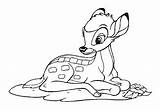 Bambi Faon Apprendre Survivre Doit Jeune Seul Coloriages Imprimé sketch template