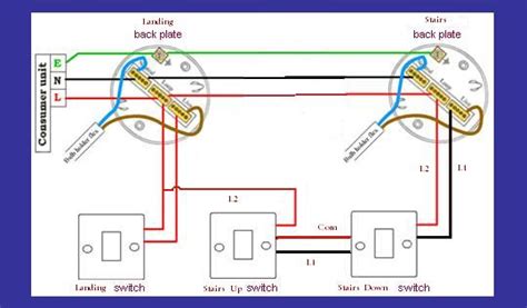 hall landing light switch wiring diagram home wiring diagram