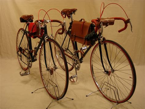 leopoldas de carreras bicicleta carretera antigua cuero clasica