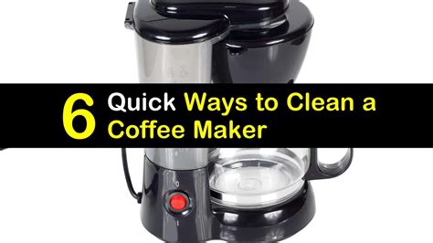 quick ideas  clean  coffee maker