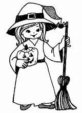Halloween Witch Coloring Pages Library Clipart Kids sketch template