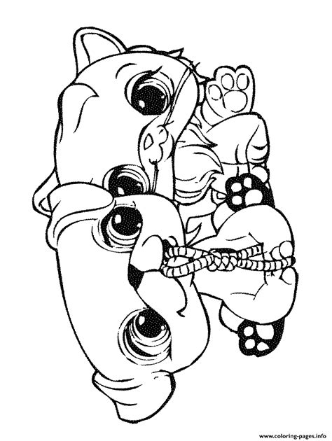 littlest pet shop  coloring pages printable