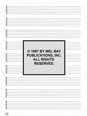full page tab pad book mel bay publications  mel bay