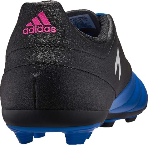 adidas kids ace  fg soccer cleats black blue soccer master
