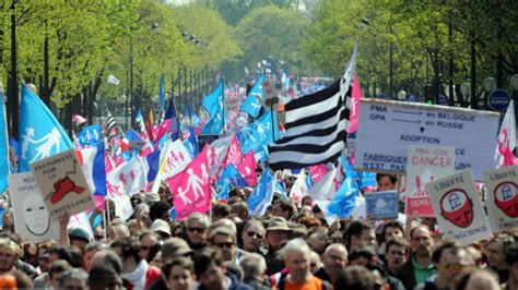 thousands rally against france s gay marriage bill before parliament reading photos — rt world