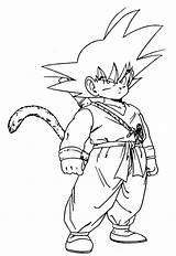 Goku Coloring Pages Print sketch template