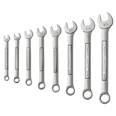 craftsman  piece  point  combination wrench set