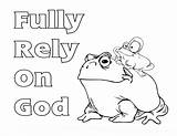 Rely Habakkuk Everywhere Praise Frog Colouring Galery Azcoloring sketch template