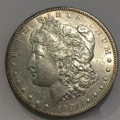 morgan silver dollar rare coin  choice  uncirculated tangible investments