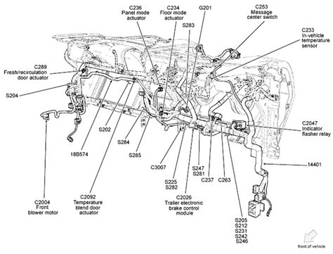 ford  trailer wiring harness diagram