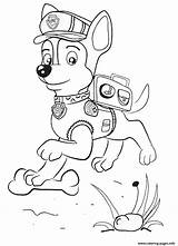 Chase Patrol Paw Coloring Pages Printable Getdrawings sketch template
