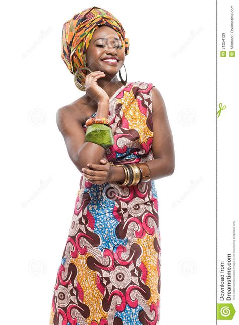 african fashion model on white background royalty free stock images image 31254129