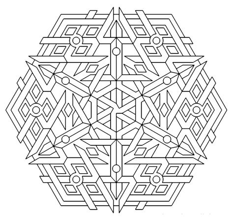 geometric coloring pages  print coloring pinterest printing