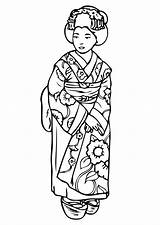 Geisha Coloriage Kleurplaat Malvorlage Risco Orientais Ausmalbilder Herunterladen Große Schulbilder Téléchargez Amarna Scarica Imágenes Educima sketch template
