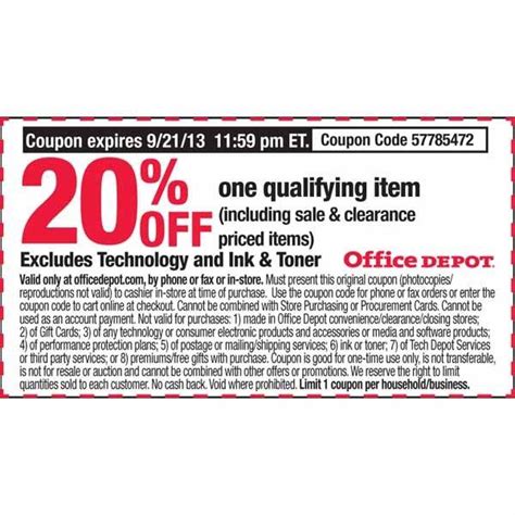 office depot printable coupons coupons office depot
