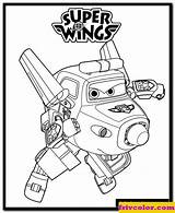 Wings Super Coloring Pages Comments Mira sketch template