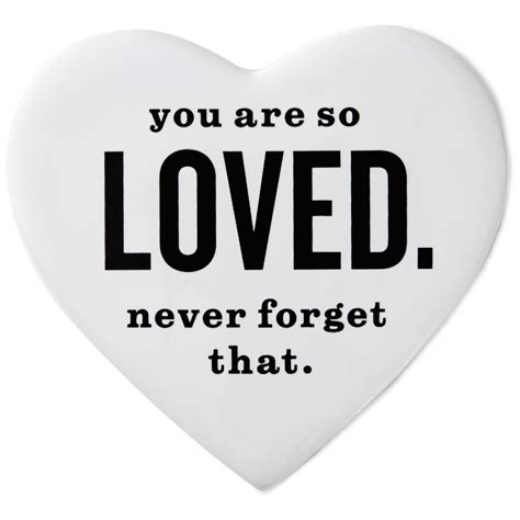 you are so loved ceramic quote magnet 3x2 75 refrigerator magnets