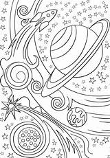 Espacio Estrellas Neptuno sketch template
