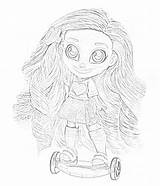 Hairdorables Coloring Pages Filminspector Hair Dolls sketch template