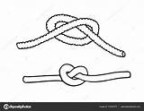 Knot Rope Sketch Drawing Stock Getdrawings Vector sketch template